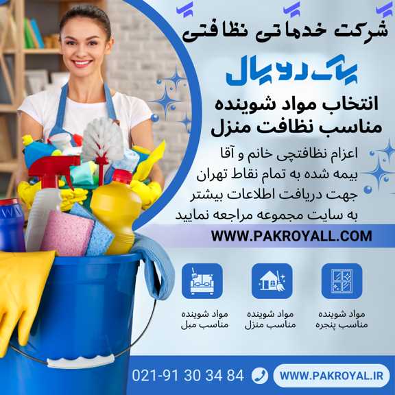 مواد شوینده مناسب نظافت منزل